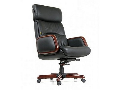 Кресло руководителя кожаное CHAIRMAN СН 417